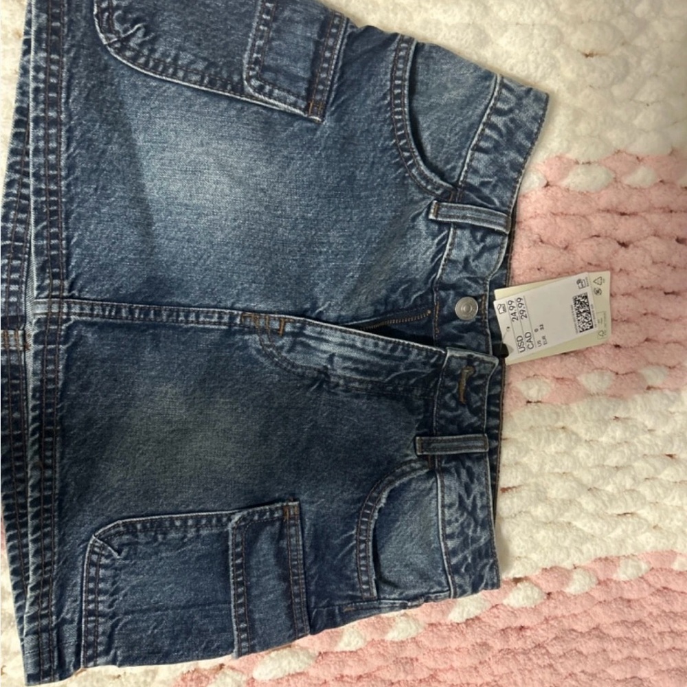 H&M Blue Denim Skirt